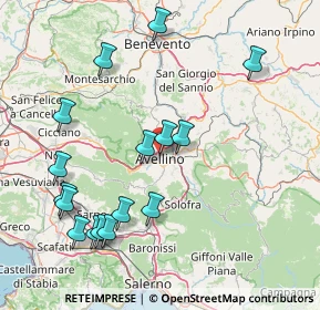 Mappa Via degli Imbimbo, 83100 Avellino AV, Italia (18.91375)