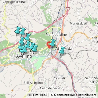 Mappa Rione Ferrovia, 83100 Avellino AV, Italia (2.21615)