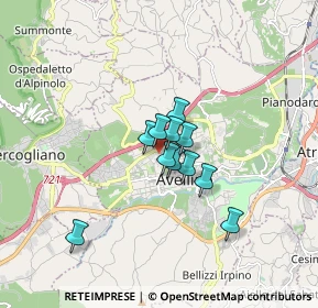 Mappa Vico della neve, 83100 Avellino AV, Italia (1.12091)