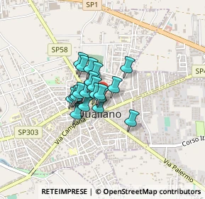 Mappa Via Nino Bixio, 80019 Qualiano NA, Italia (0.2445)