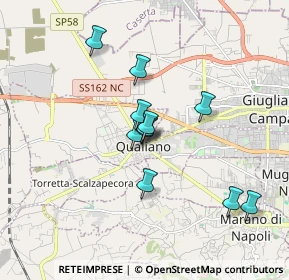 Mappa Via Nino Bixio, 80019 Qualiano NA, Italia (1.46727)