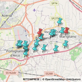 Mappa Via Sandro Pertini, 80031 Brusciano NA, Italia (1.9015)