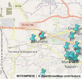 Mappa Via Conte Nardini, 80019 Qualiano NA, Italia (3.13385)