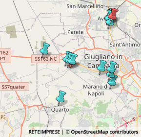 Mappa Via Conte Nardini, 80019 Qualiano NA, Italia (4.37143)