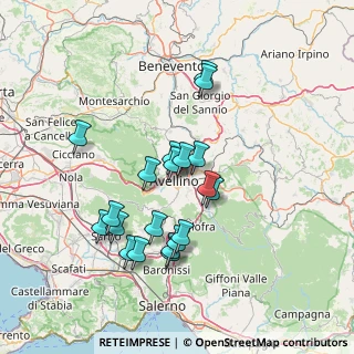 Mappa Via Ferrante Lorenzo, 83100 Avellino AV, Italia (14.1)