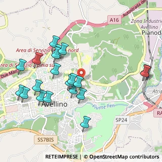 Mappa Via Ferrante Lorenzo, 83100 Avellino AV, Italia (1.1505)