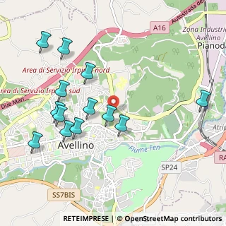 Mappa Via Ferrante Lorenzo, 83100 Avellino AV, Italia (1.15462)
