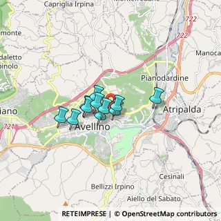 Mappa Via Ferrante Lorenzo, 83100 Avellino AV, Italia (1.08818)