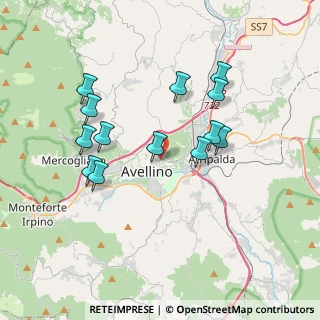 Mappa Via Ferrante Lorenzo, 83100 Avellino AV, Italia (3.72692)