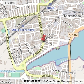 Mappa Via Roma, 58, 07026 Olbia, Olbia-Tempio (Sardegna)