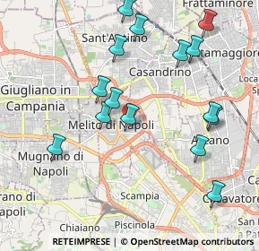 Mappa Via Enrico Fermi, 80017 Melito di Napoli NA, Italia (2.272)