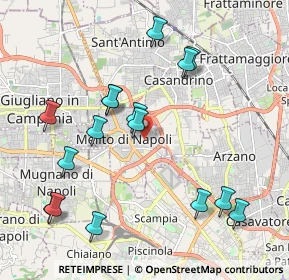 Mappa Via Enrico Fermi, 80017 Melito di Napoli NA, Italia (2.3375)