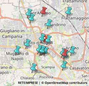 Mappa Via Enrico Fermi, 80017 Melito di Napoli NA, Italia (1.978)
