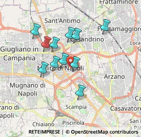 Mappa Via Enrico Fermi, 80017 Melito di Napoli NA, Italia (1.59455)