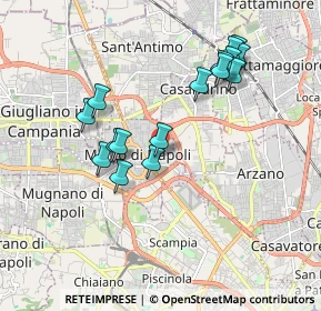 Mappa Via Enrico Fermi, 80017 Melito di Napoli NA, Italia (1.90063)