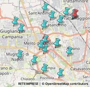 Mappa Via Enrico Fermi, 80017 Melito di Napoli NA, Italia (2.2775)