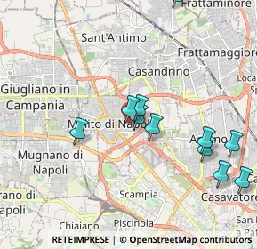 Mappa Via Enrico Fermi, 80017 Melito di Napoli NA, Italia (2.16455)