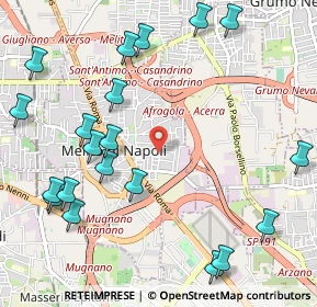 Mappa Via Enrico Fermi, 80017 Melito di Napoli NA, Italia (1.426)