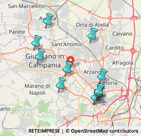 Mappa Via Enrico Fermi, 80017 Melito di Napoli NA, Italia (4.29667)