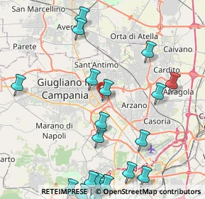 Mappa Via Enrico Fermi, 80017 Melito di Napoli NA, Italia (5.966)