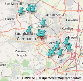 Mappa Via Enrico Fermi, 80017 Melito di Napoli NA, Italia (3.95538)