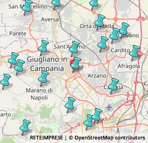 Mappa Via Enrico Fermi, 80017 Melito di Napoli NA, Italia (5.714)
