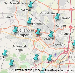 Mappa Via Enrico Fermi, 80017 Melito di Napoli NA, Italia (5.85667)