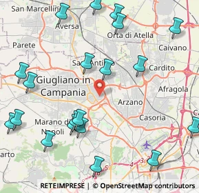 Mappa Via Enrico Fermi, 80017 Melito di Napoli NA, Italia (5.6955)