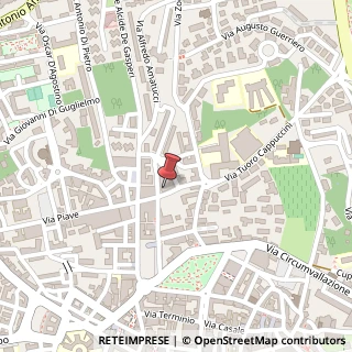 Mappa Via V. Cannaviello, 111, 83100 Avellino, Avellino (Campania)