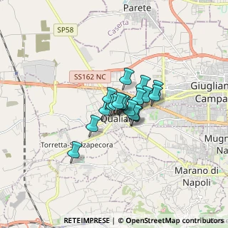 Mappa 1 Piazza del Popolo Qualiano 80019 IT, 80019 Qualiano NA, Italia (0.86222)