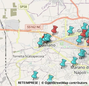 Mappa 1 Piazza del Popolo Qualiano 80019 IT, 80019 Qualiano NA, Italia (2.629)