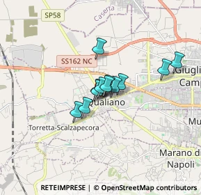 Mappa 1 Piazza del Popolo Qualiano 80019 IT, 80019 Qualiano NA, Italia (1.02)