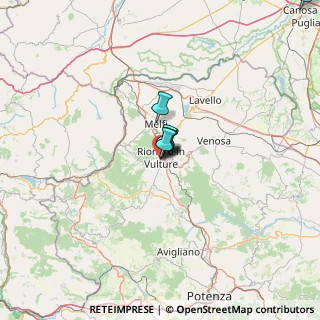 Mappa Via Taranto, 85028 Rionero In Vulture PZ, Italia (34.31077)