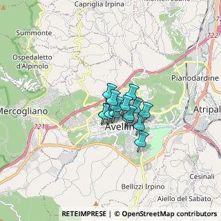 Mappa Via Costantino del Franco, 83100 Avellino AV, Italia (0.83533)