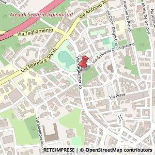 Mappa Via Tagliamento, 108, 83100 Avellino, Avellino (Campania)