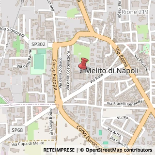 Mappa Via Carlo Alberto dalla Chiesa, 45, 80017 Melito di Napoli, Napoli (Campania)
