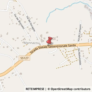 Mappa Strada Statale 127 Settentrionale Sarda, 07026 Mannazzu OT, Italia, 07026 Olbia, Olbia-Tempio (Sardegna)