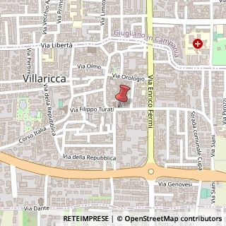 Mappa Via Pellegrino Capitano, 4, 80010 Villaricca, Napoli (Campania)