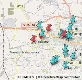Mappa Via Fabio Filzi, 80019 Qualiano NA, Italia (2.37667)