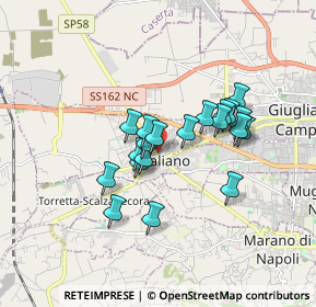 Mappa Via Santa Maria a Cubito, 80019 Qualiano NA, Italia (1.422)