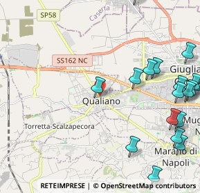 Mappa Via Fabio Filzi, 80019 Qualiano NA, Italia (3.22421)