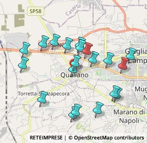 Mappa Via Santa Maria a Cubito, 80019 Qualiano NA, Italia (2.0025)