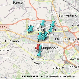 Mappa Via S. Antello, 80010 Villaricca NA, Italia (1.05857)