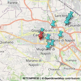 Mappa Via Indipendenza, 80010 Villaricca NA, Italia (1.90833)