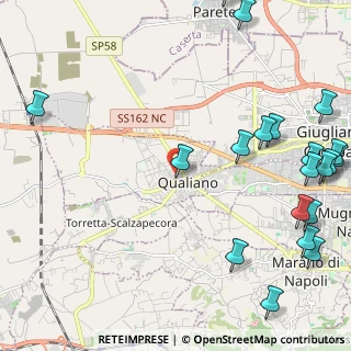 Mappa Via Giovanni da Verrazzano, 80019 Qualiano NA, Italia (3.4445)