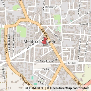 Mappa Via abete don raffaele 22, 80017 Melito di Napoli, Napoli (Campania)