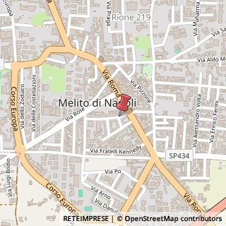 Mappa Via Don Raffaele Abete, 15, 80017 Melito di Napoli, Napoli (Campania)