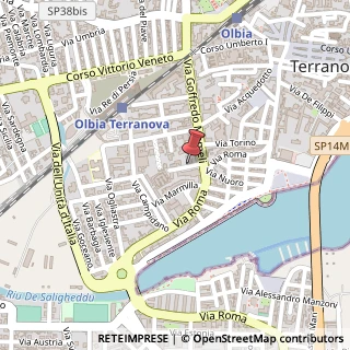 Mappa Via Capotesta, 14, 07026 Olbia, Olbia-Tempio (Sardegna)