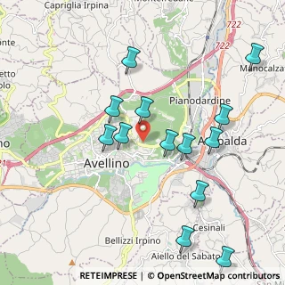 Mappa Strada Comunale Cappuccini, 83100 Avellino AV, Italia (2.22077)