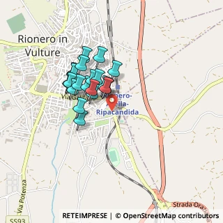 Mappa SP di Piano del Conte, 85028 Rionero In Vulture PZ, Italia (0.3675)